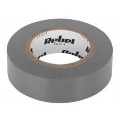 Taśma izolacyjna klejąca REBEL 0,13 mm x 19 mm x 10 yd szara 1szt