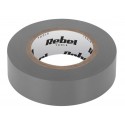 Taśma izolacyjna klejąca REBEL 0,13 mm x 19 mm x 10 yd szara 1szt