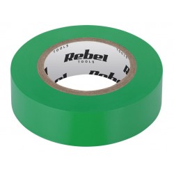 Taśma izolacyjna klejąca REBEL NAR0427 (0,13mm x 19mm x 10yd) UV zielona 1szt