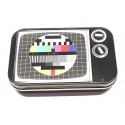 Pudełko metalowe etui na kluczyki telewizor retro 25064003491000000075